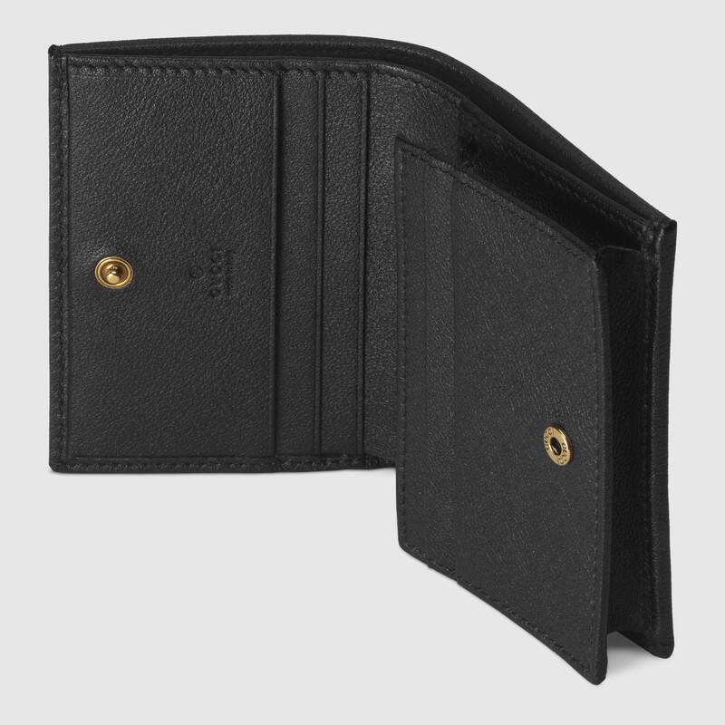 Gucci Diana Card Case Wallet 658244 Black